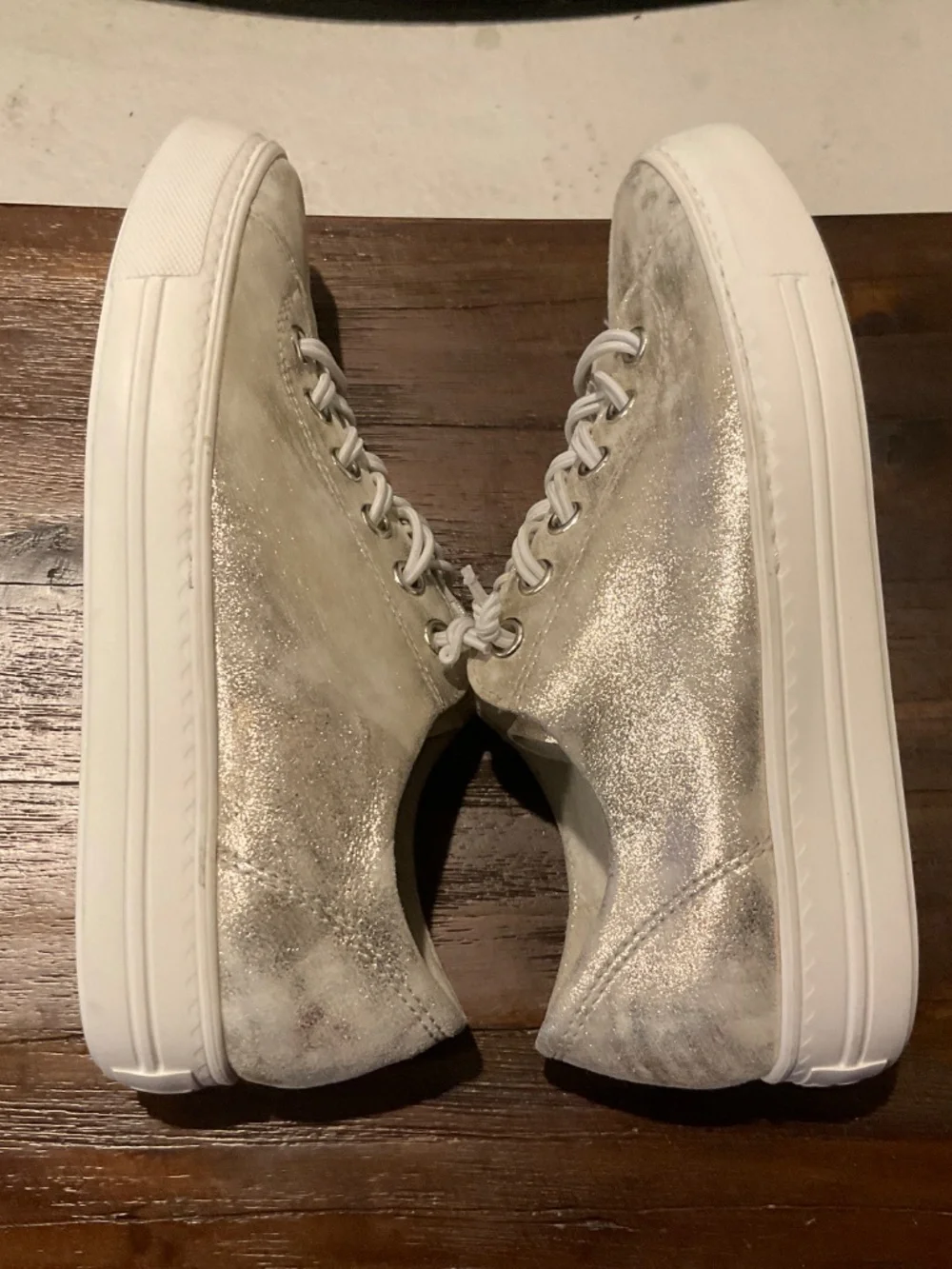 Paul Green Hadley Mineral Metallic Sneaker Size UK 5 / US 7.5